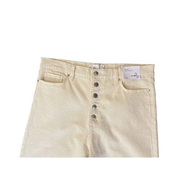 Sam Edelman Codie High Rise Wide Leg NEW 32/14 Undyed Natural - Picture 5 of 16